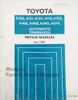 Toyota A130L A131L A132L A140E A140L A240L A241L Automatic Transaxle Repair Manual
