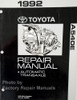 Toyota A540E Automatic Transmission Repair Manual
