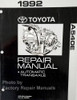 Toyota A540E Automatic Transmission Repair Manual\n