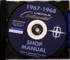 1967 1968 Lincoln Continental Shop Manual