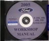 2005 Ford F250, F350, F450, F550 Excursion Workshop Manual on CD