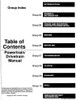 1993 Ford F150 F250 F350 Bronco Econoline Service Manual Table of Contents Powertrain/Drivetrain