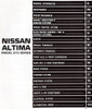 1997 Nissan Altima Service Manual
