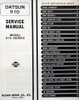 1976 Datsun 610 Service Manual Table of Contents