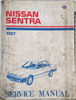 1987 Nissan Sentra Service Manual