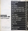 1988 Nissan Pulsar NX Service Manual