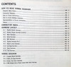 1993 Nissan Altima Wiring Diagrams Table of Contents