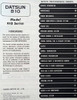 1982 Datsun 810 Maxima Service Manual 