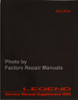 1995 Acura Legend Service Manual Supplement