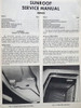 1974 Oldsmobile Sunroof Service Supplement