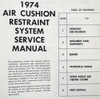 1974 Buick Cadillac Oldsmobile Airbag Service Manual 