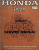 1979 Honda Civic CVCC Service Manual 