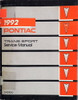 1992 Pontiac Trans Sport Service Manual