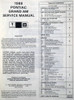1988 Pontiac Grand Am Service Manual