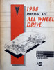 1989 Pontiac 6000 STE All Wheel Drive Service Manual Supplement