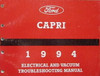 1994 Mercury Capri Electrical & Vacuum Troubleshooting Manual