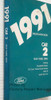 1991 Ford Lincoln Mercury Car RWD Service Specifications Book 
