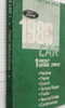 1989 Ford Lincoln Mercury FWD Car Service Specifications Book
