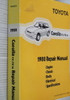 1988 Toyota Corolla FX/FX16 Repair Manual