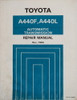 Toyota A440F, A440L Automatic Transmission Repair Manual
