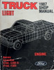 1987 Ford Light Duty Truck Shop Manual Bronco Econoline E150, E250, E350 & F100, F250, F350