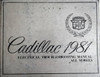 1981 Cadillac DeVille Eldorado Fleetwood Seville Electrical Troubleshooting Manual