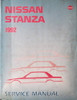 1992 Nissan Stanza Service Manual