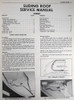 1977 Oldsmobile Sliding Roof Service Manual