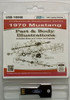 1970 Ford Mustang Part and Body Illustrations Catalog on USB