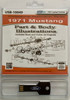 1971 Ford Mustang Part and Body Illustrations Catalog on USB