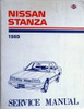 1989 Nissan Stanza Service Manual