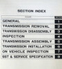 Toyota A40D With Over Drive Automatic Transmission Repair Manual\n