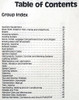 1989 Town Car, Crown Victoria & Grand Marquis Factory Shop Service Manual Table of Contents