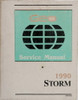 1990 Geo Storm Service Manual