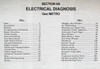 1990 Geo Metro Electrical Diagnosis Service Manual