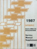 1987 Chevy Sprint Electrical Diagnosis Service Manual