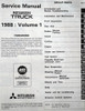 1988 Mitsubishi Truck Service Manual