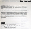 1988 Ford Tempo Mercury Topaz Air Bag Shop Manual Supplement
