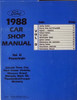 1988 Ford Car Shop Service Repair Manual Volume D Powertrain