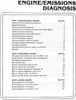 1985 Ford Lincoln Mercury Car & Truck Engine/Emissions Diagnosis Service Manual