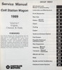 1989 Dodge Plymouth Colt Wagon Service Manual