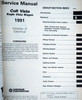 1991 Dodge Plymouth Colt Vista Eagle Vista Wagon Service Manual