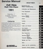 1991 Dodge Plymouth Colt Vista Eagle Vista Wagon Service Manual