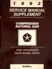 1992 Dodge Ram Van/Wagon Compressed Natural Gas Service Manual