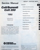 1992 Dodge Plymouth Colt Eagle Summit Service Manual