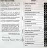 1988 1989 1990 Honda XR600R Service Manual Table of Contents