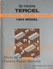 1994 Toyota Tercel Electrical Wiring Diagrams