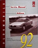 1992 Oldsmobile Achieva Service Manual 