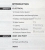 1998 Ford Navigator Expedition Workshop Manual Table of Contents 2