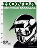 1989 Honda NX125 Service Manual 